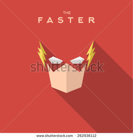 stock-vector-faster-superhero-mask-into-flat-style-262936112